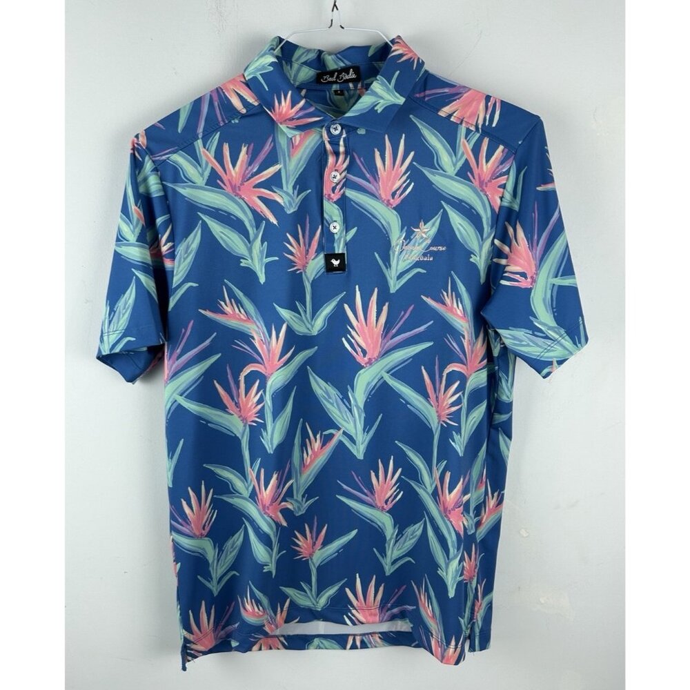 Bad Birdie Polo Ocean Course Hokuala Blue Paradisio  Performance Golf Small